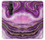 S3896 Purple Marble Gold Streaks Case For Sony Xperia Pro-I