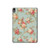 S3910 Vintage Rose Hard Case For iPad Air (2022,2020, 4th, 5th), iPad Pro 11 (2022, 6th)