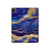S3906 Navy Blue Purple Marble Hard Case For iPad Pro 12.9 (2022,2021,2020,2018, 3rd, 4th, 5th, 6th)