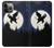 S3323 Flying Elephant Full Moon Night Case For iPhone 14 Pro