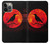 S3328 Crow Red Moon Case For iPhone 14 Pro Max