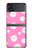 S3500 Pink Floral Pattern Case For Samsung Galaxy Z Flip 4