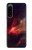 S3897 Red Nebula Space Case For Sony Xperia 5 IV