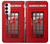 S0058 British Red Telephone Box Case For Samsung Galaxy S23