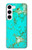 S2377 Turquoise Gemstone Texture Graphic Printed Case For Samsung Galaxy S23