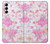 S3036 Pink Sweet Flower Flora Case For Samsung Galaxy S23