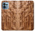 S1307 Fish Wood Carving Graphic Printed Case For Motorola Edge+ (2023), X40, X40 Pro, Edge 40 Pro