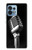 S1672 Retro Microphone Jazz Music Case For Motorola Edge+ (2023), X40, X40 Pro, Edge 40 Pro