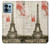 S2108 Eiffel Tower Paris Postcard Case For Motorola Edge+ (2023), X40, X40 Pro, Edge 40 Pro