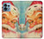 S2840 Christmas Vintage Santa Case For Motorola Edge+ (2023), X40, X40 Pro, Edge 40 Pro