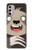 S3855 Sloth Face Cartoon Case For Motorola Moto G Stylus 4G (2022)