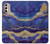 S3906 Navy Blue Purple Marble Case For Motorola Moto G Stylus 4G (2022)