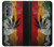S3890 Reggae Rasta Flag Smoke Case For Motorola Edge (2022)