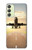 S3837 Airplane Take off Sunrise Case For Samsung Galaxy A24 4G