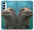 S3871 Cute Baby Hippo Hippopotamus Case For Samsung Galaxy M14