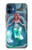 S3911 Cute Little Mermaid Aqua Spa Case For iPhone 12 mini