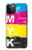 S3930 Cyan Magenta Yellow Key Case For iPhone 12 Pro Max