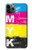 S3930 Cyan Magenta Yellow Key Case For iPhone 11 Pro Max