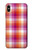 S3941 LGBT Lesbian Pride Flag Plaid Case For iPhone XS Max