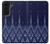 S3950 Textile Thai Blue Pattern Case For Samsung Galaxy S22