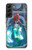 S3912 Cute Little Mermaid Aqua Spa Case For Samsung Galaxy S22 Plus