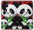 S3929 Cute Panda Eating Bamboo Case For Samsung Galaxy S22 Ultra