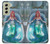 S3911 Cute Little Mermaid Aqua Spa Case For Samsung Galaxy S21 FE 5G
