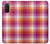 S3941 LGBT Lesbian Pride Flag Plaid Case For Samsung Galaxy S20