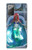 S3912 Cute Little Mermaid Aqua Spa Case For Samsung Galaxy Note 20