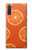 S3946 Seamless Orange Pattern Case For Samsung Galaxy Note 10