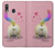 S3923 Cat Bottom Rainbow Tail Case For Samsung Galaxy A20, Galaxy A30