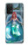 S3911 Cute Little Mermaid Aqua Spa Case For Samsung Galaxy A32 5G