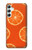 S3946 Seamless Orange Pattern Case For Samsung Galaxy A34 5G