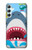 S3947 Shark Helicopter Cartoon Case For Samsung Galaxy A34 5G