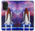 S3913 Colorful Nebula Space Shuttle Case For Samsung Galaxy A53 5G