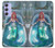 S3911 Cute Little Mermaid Aqua Spa Case For Samsung Galaxy A54 5G