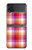 S3941 LGBT Lesbian Pride Flag Plaid Case For Samsung Galaxy Z Flip 4