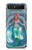 S3911 Cute Little Mermaid Aqua Spa Case For Samsung Galaxy Z Flip 5G