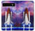 S3913 Colorful Nebula Space Shuttle Case For Google Pixel 6a