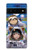 S3915 Raccoon Girl Baby Sloth Astronaut Suit Case For Google Pixel 6