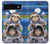 S3915 Raccoon Girl Baby Sloth Astronaut Suit Case For Google Pixel 6