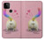 S3923 Cat Bottom Rainbow Tail Case For Google Pixel 5A 5G