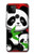 S3929 Cute Panda Eating Bamboo Case For Google Pixel 5A 5G