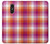 S3941 LGBT Lesbian Pride Flag Plaid Case For LG K10 (2018), LG K30