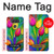 S3926 Colorful Tulip Oil Painting Case For LG V20