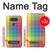 S3942 LGBTQ Rainbow Plaid Tartan Case For LG V20