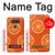 S3946 Seamless Orange Pattern Case For LG V20