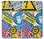 S3960 Safety Signs Sticker Collage Case For LG V20