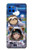 S3915 Raccoon Girl Baby Sloth Astronaut Suit Case For Motorola Moto G 5G Plus