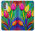 S3926 Colorful Tulip Oil Painting Case For Motorola Moto G51 5G
